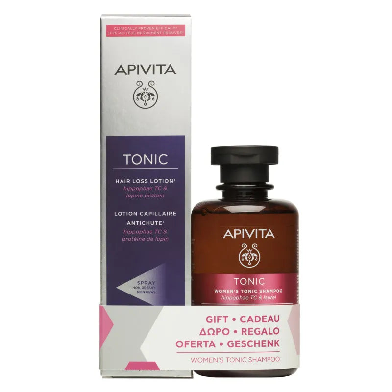 Apivita Hair Loss Lotion 150ml + Tonic Shampoo for Women 250ml