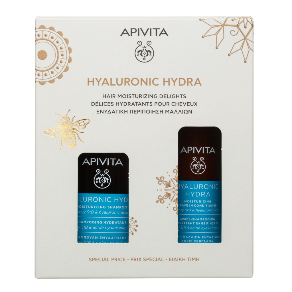 Apivita Hyaluronic Hydra Shampoo + Leave-In Conditioner Special Price