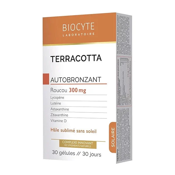 Biocyte Terracotta Autobronzant 30 Cápsulas