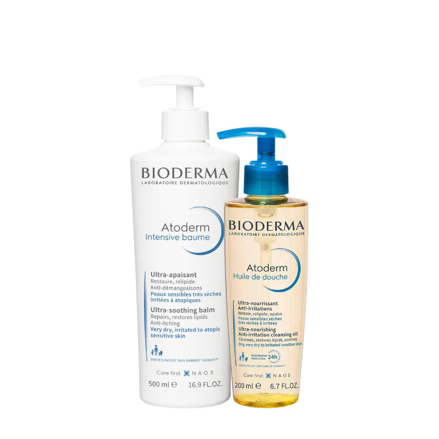 Bioderma Atoderm Intensive Baume 500ml + Bioderma Atoderm Cleansing Oil 200ml