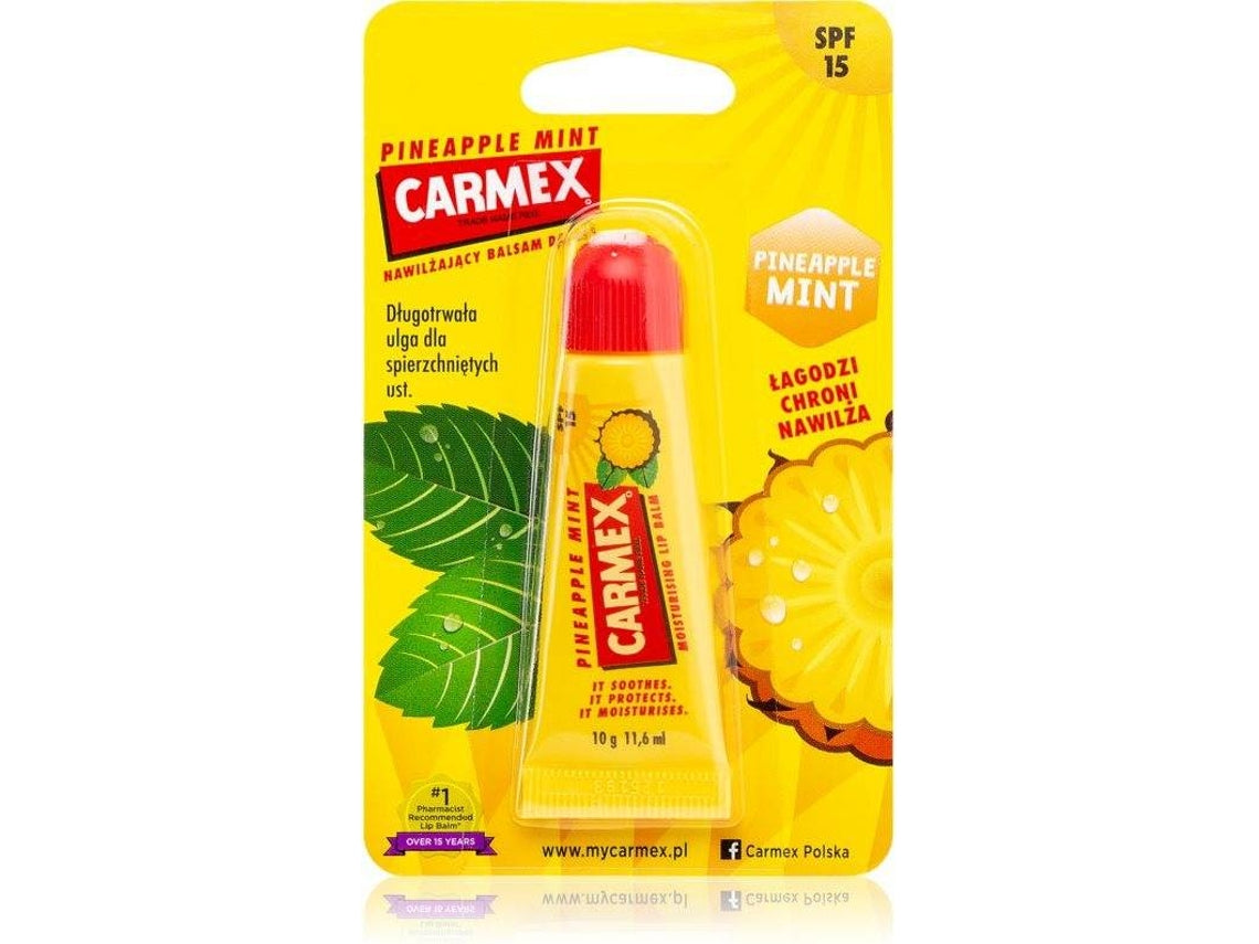 Carmex Moisturizing Lip Balm Pineapple Mint SPF15 10g