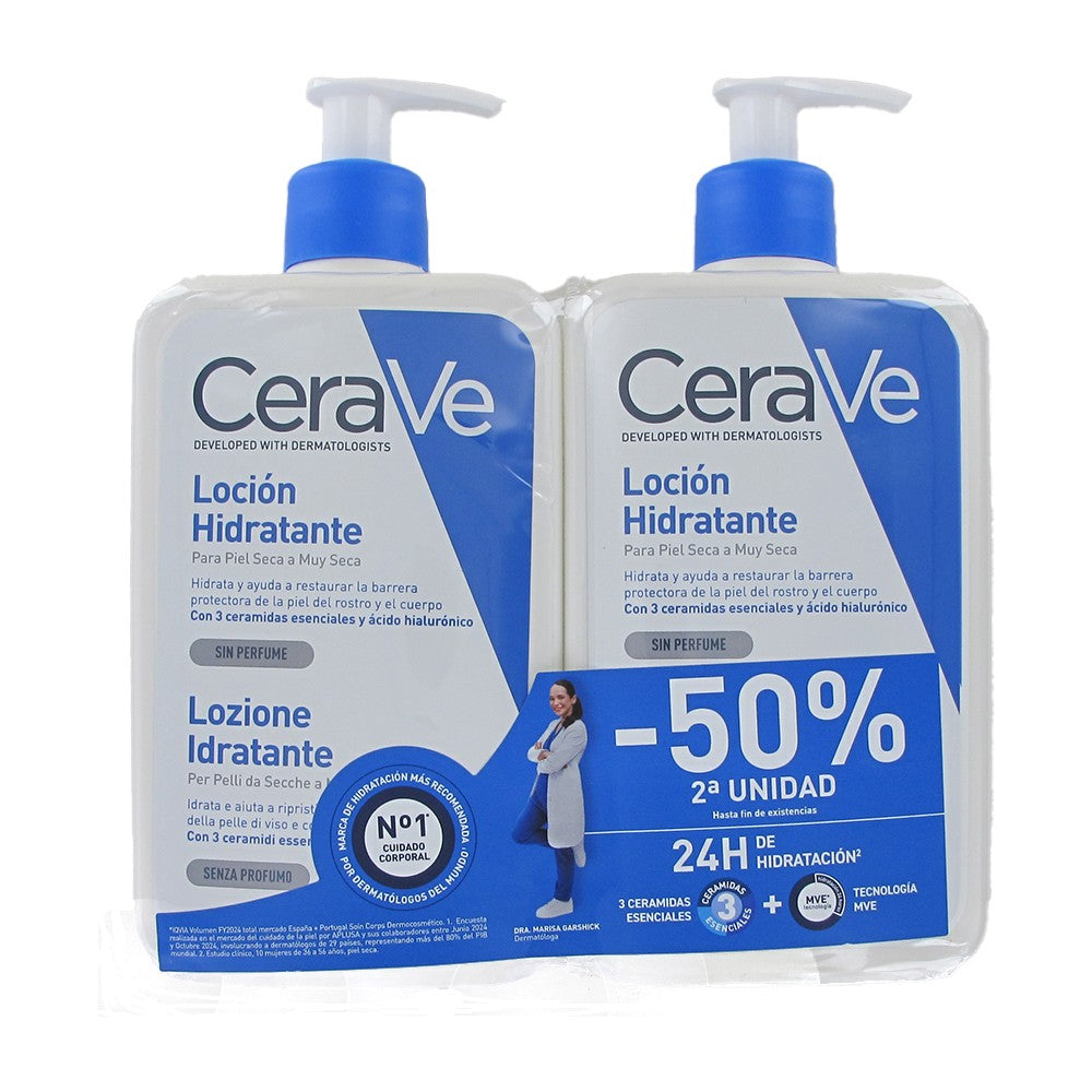 CeraVe Loción Hidratante 2x473ml Pack Especial