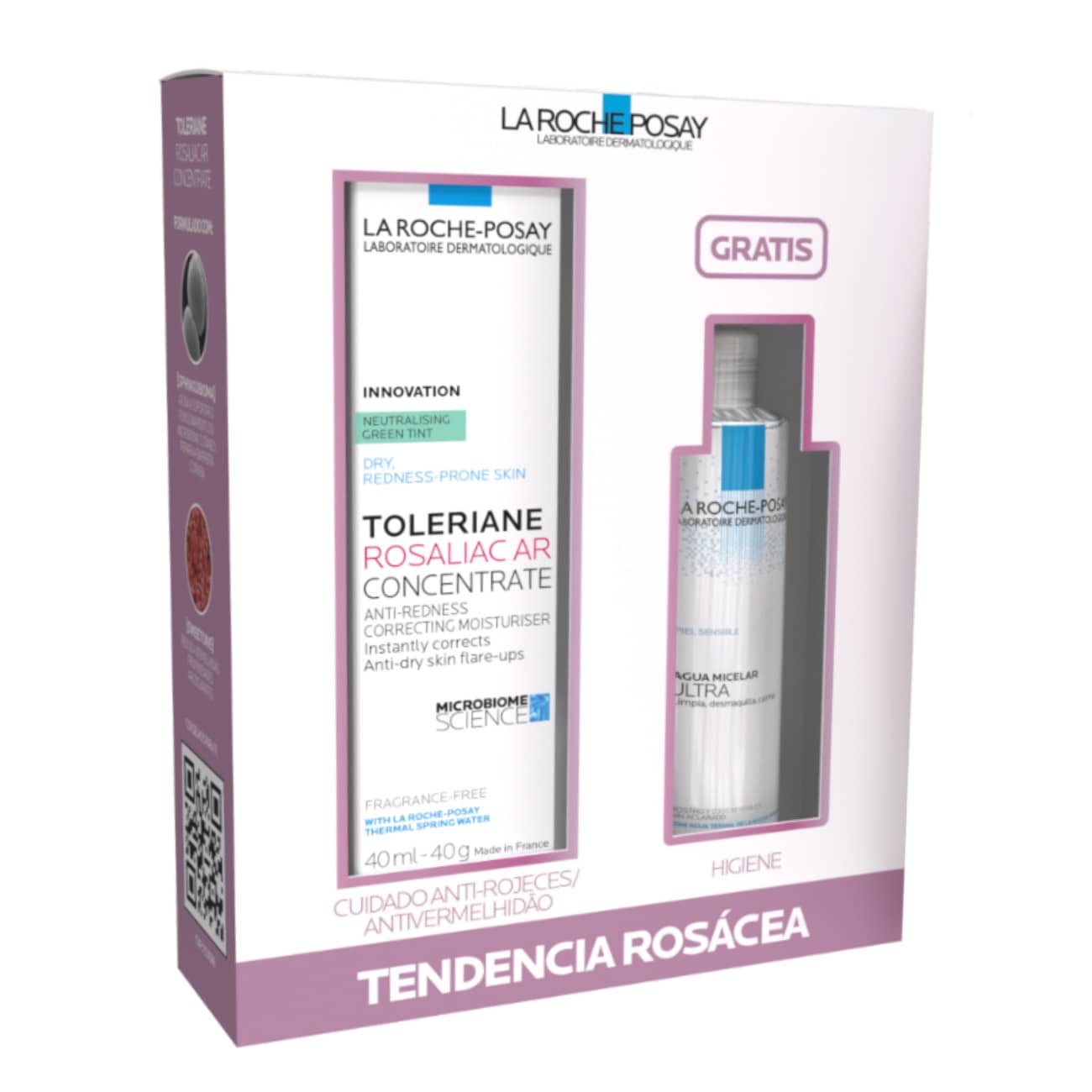 La Roche-Posay Toleriane Rosaliac AR 40ml + Micellar Water 50ml