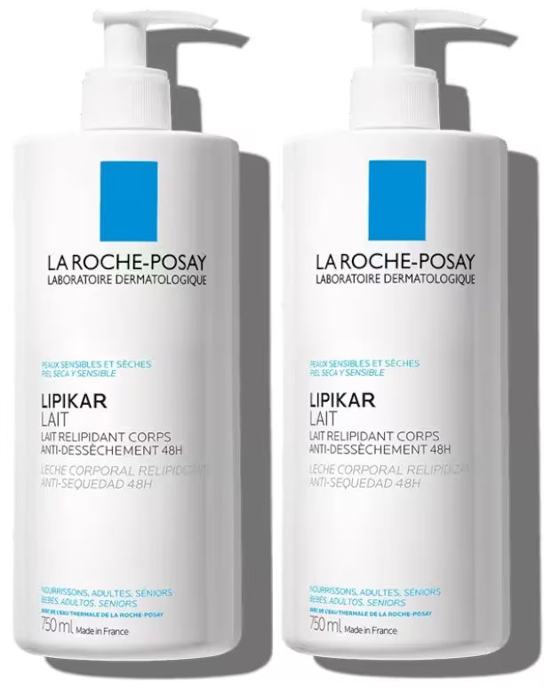 La Roche‑Posay Pack Lipikar Lait 2×750ml Precio Especial
