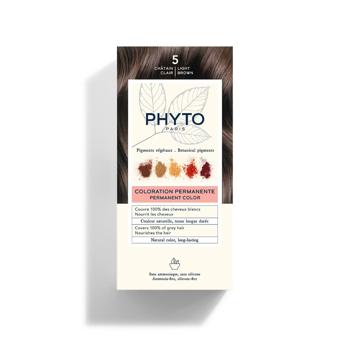 Phytocolor Coloration Permanent Light Brown 5