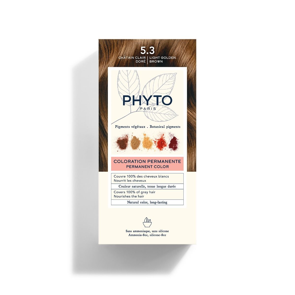 Phytocolor Coloration Permanent Light Golden Brown 5.3