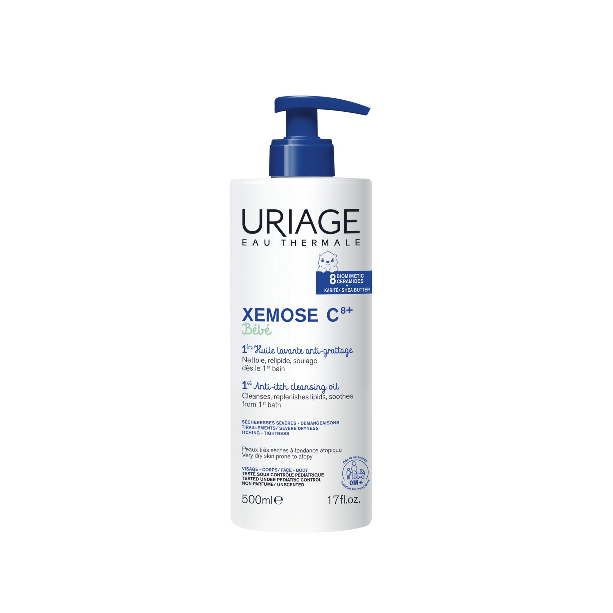 Uriage Bébé Xémose C8+ Aceite Limpiador
