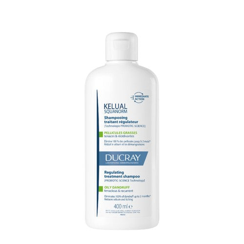 Ducray Kelual-Squanorm Anti-Dandruff Shampoo Oily Scalp 400ml