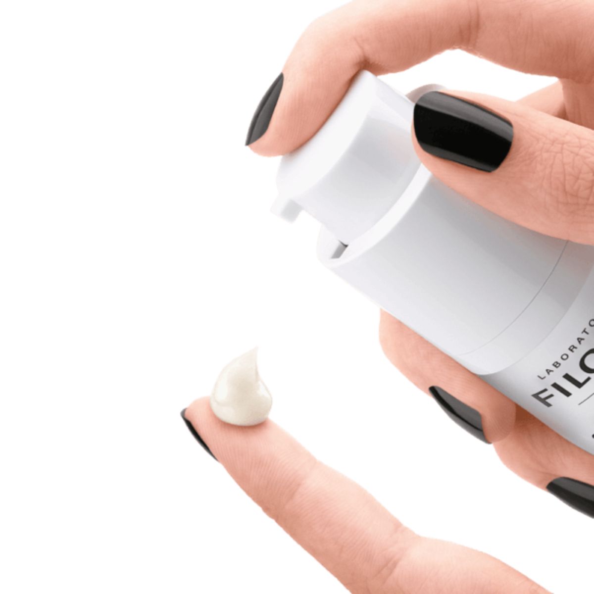 Woman applying on hands Filorga Optim-Eyes Eye Contour Cream 15ml