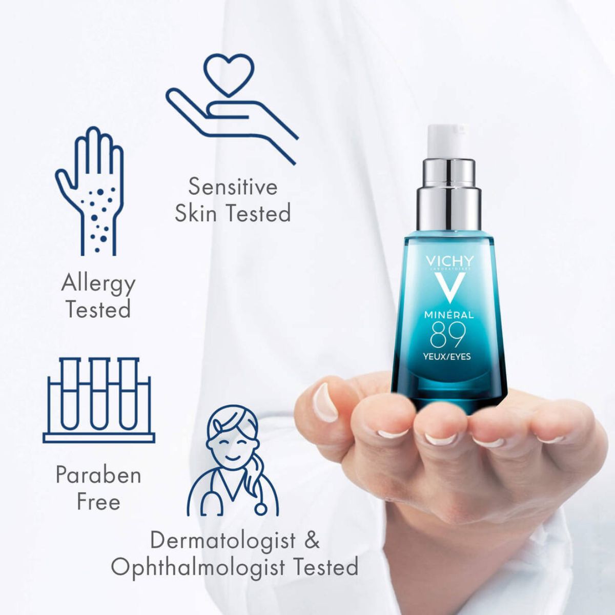Vichy Mineral 89 Eye Contour Serum 15ml characteristics