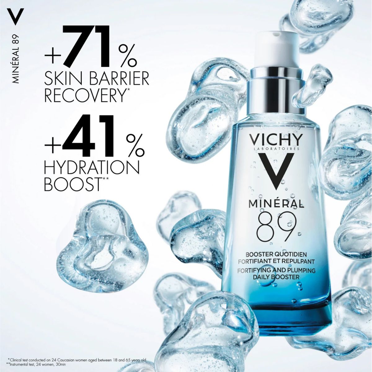 Vichy Minéral 89 Fortifying and Plumping Daily Booster 75ml