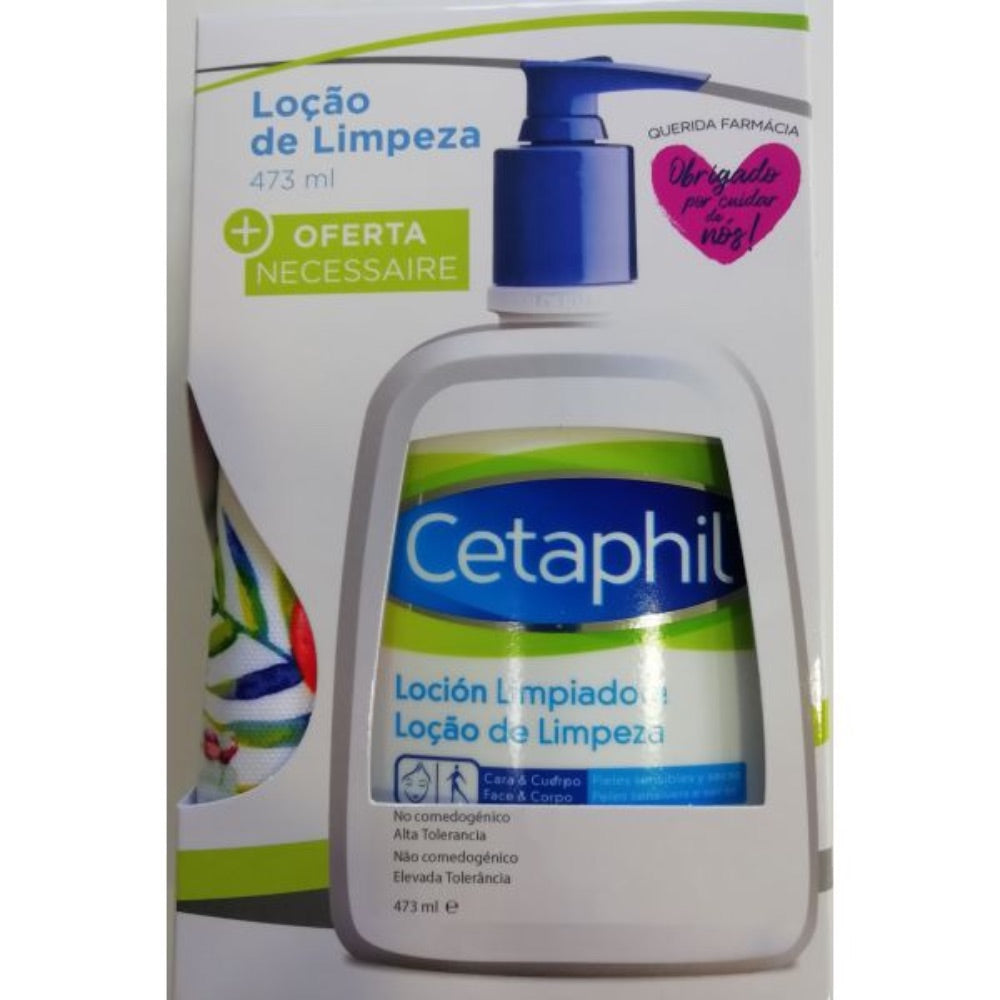 Cetaphil Promo Pack: Cetaphil Gentle Skin Cleanser 473 + Necessaire