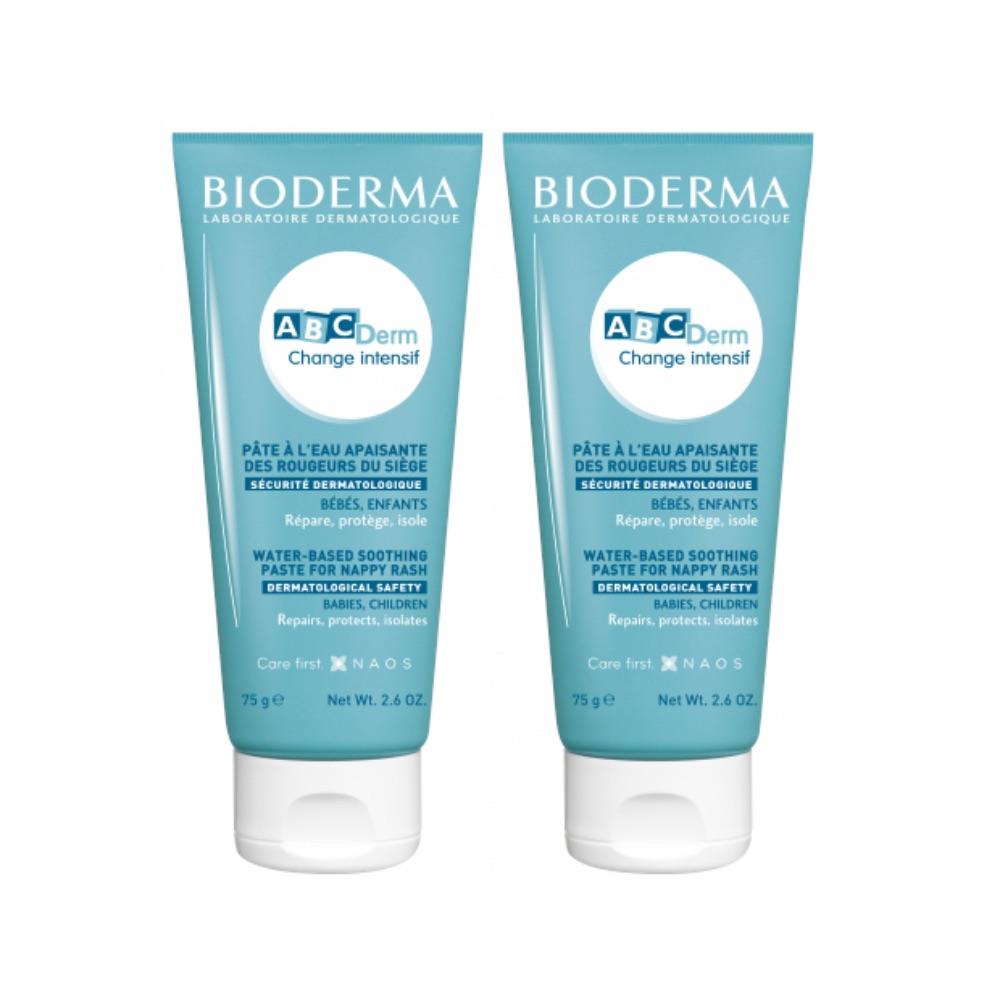 Bioderma Promo Pack: Bioderma ABCDerm Change Intensif Water Paste for Diaper Rash 2x75g
