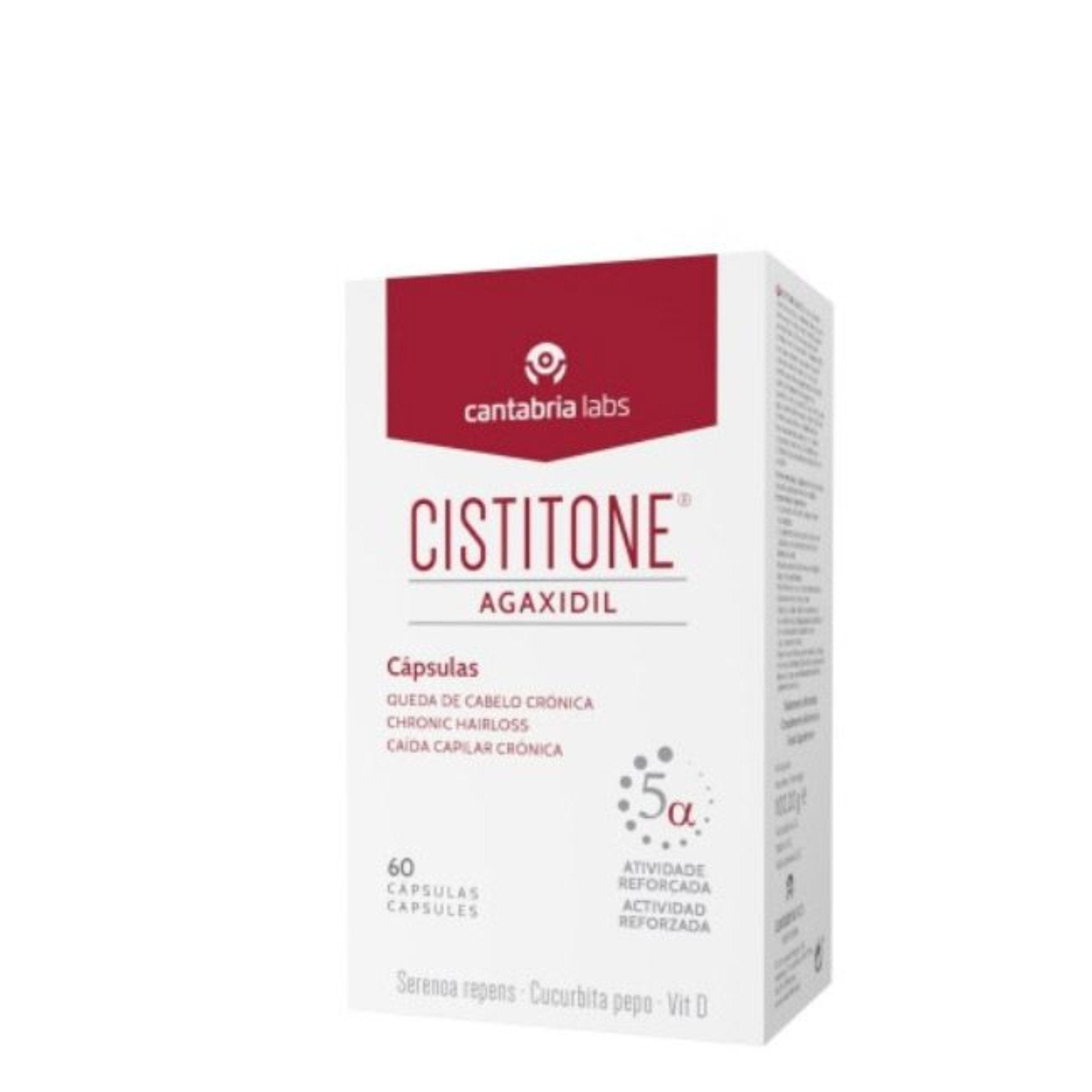 Cistitone Agaxidil Chronic Hair Loss Capsules X60