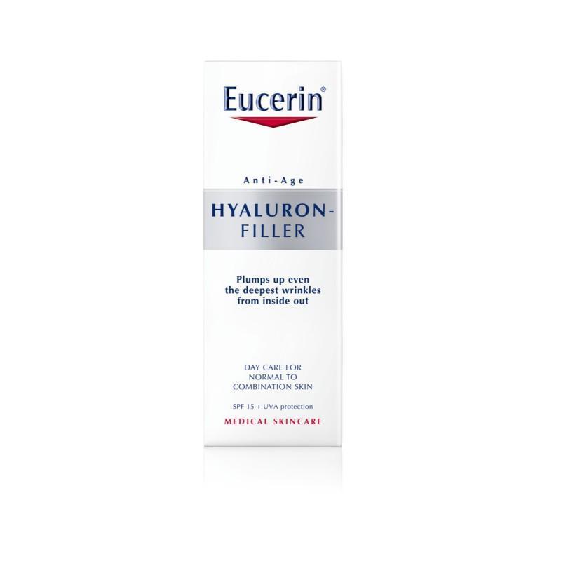 Eucerin Hyaluron-Filler 3x Effect Creme de Dia Pele Normal SPF15 50ml