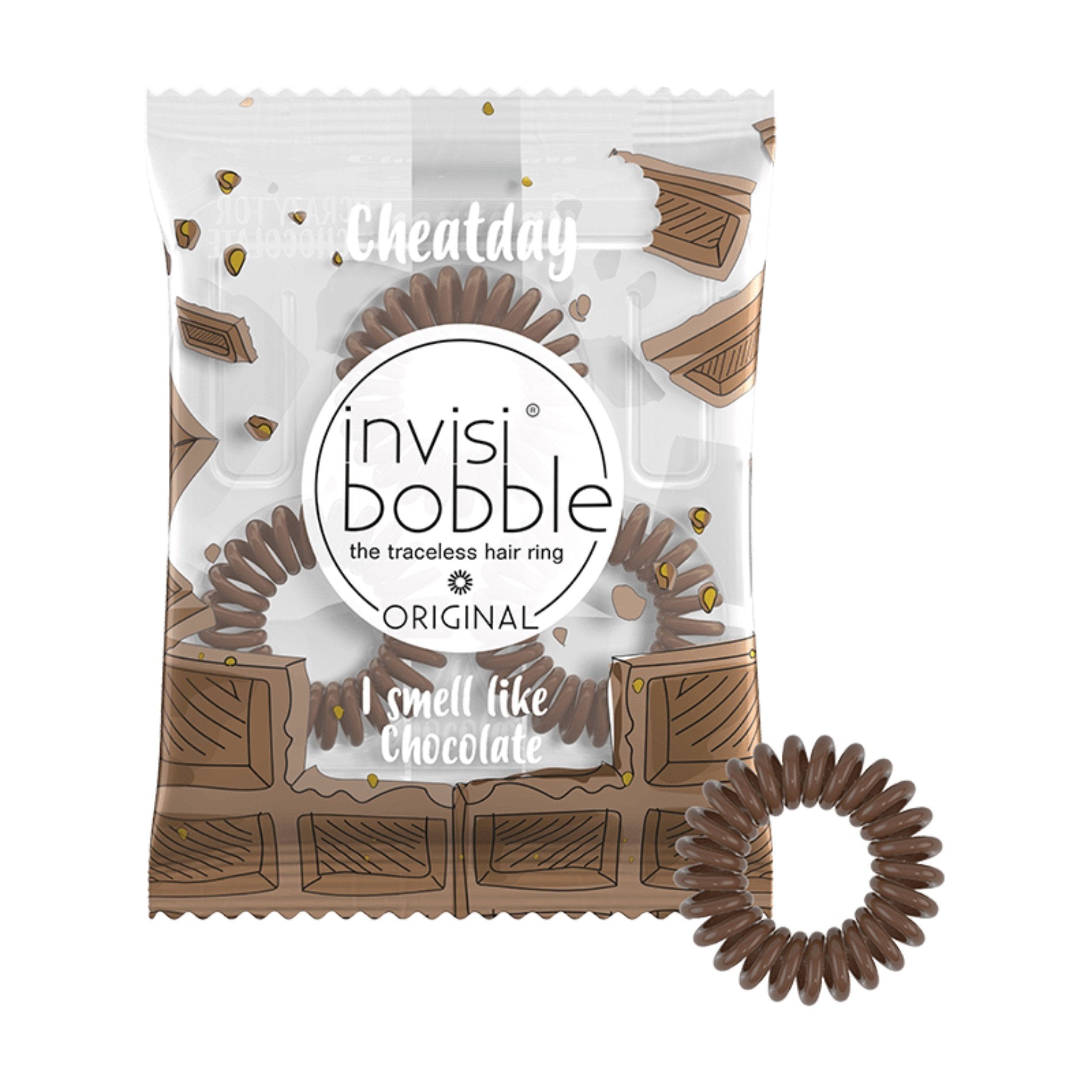 Invisibobble Hair Band Cheat Day Chocolate x3units
