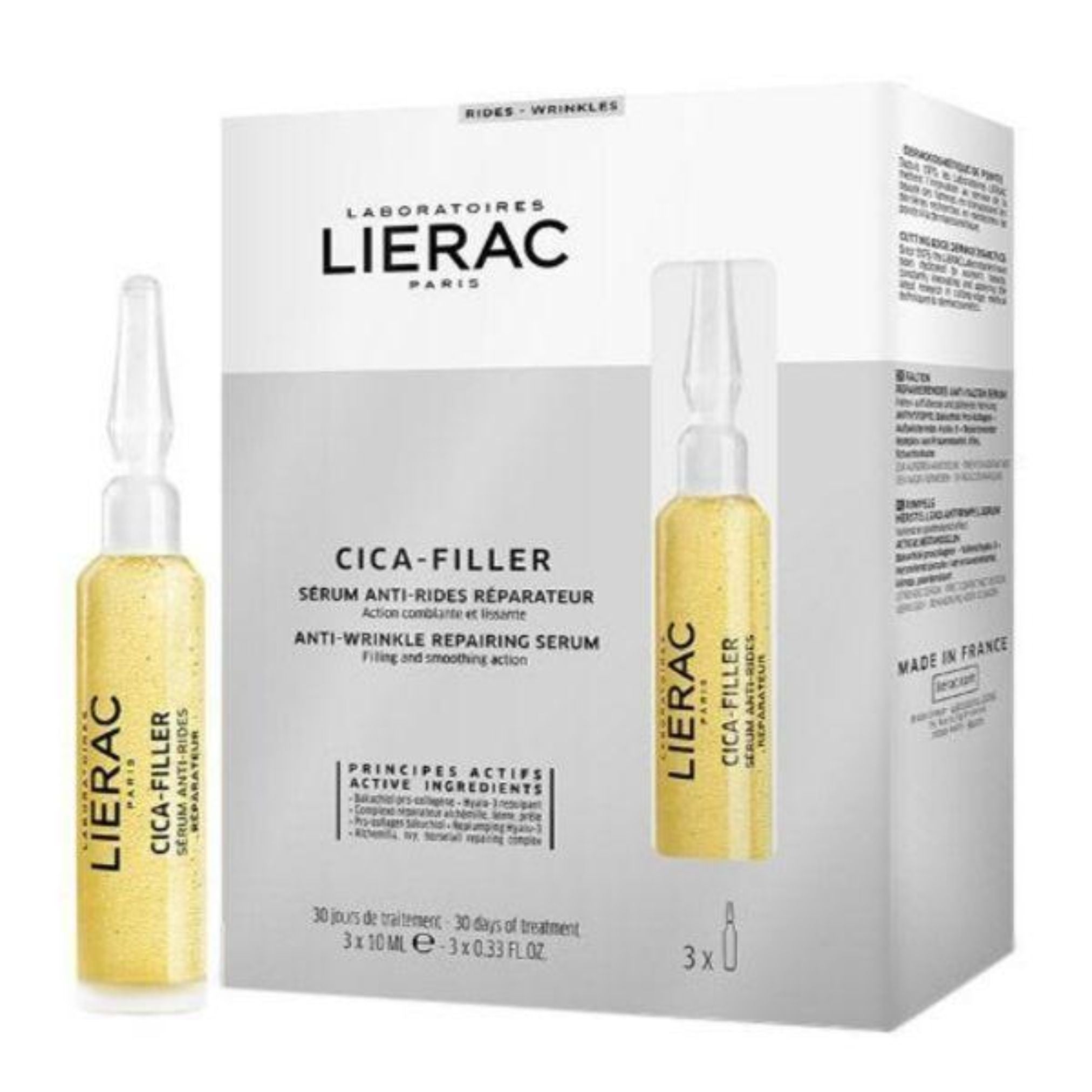 Lierac Cica-Filler Sérum Antirrugas Reparador 3x10ml