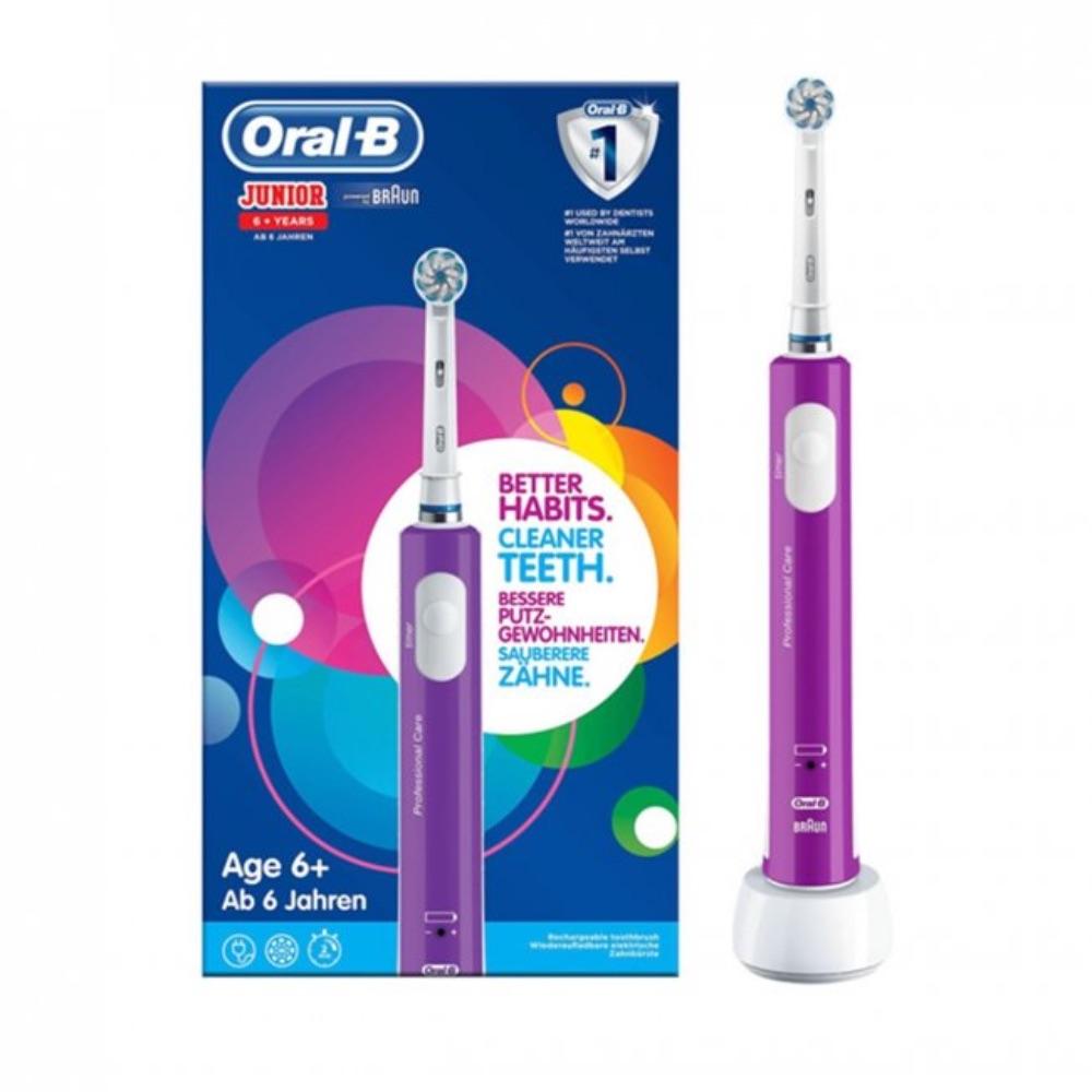 Oral-B Junior Escova de Dentes Elétrica para Crianças Roxo