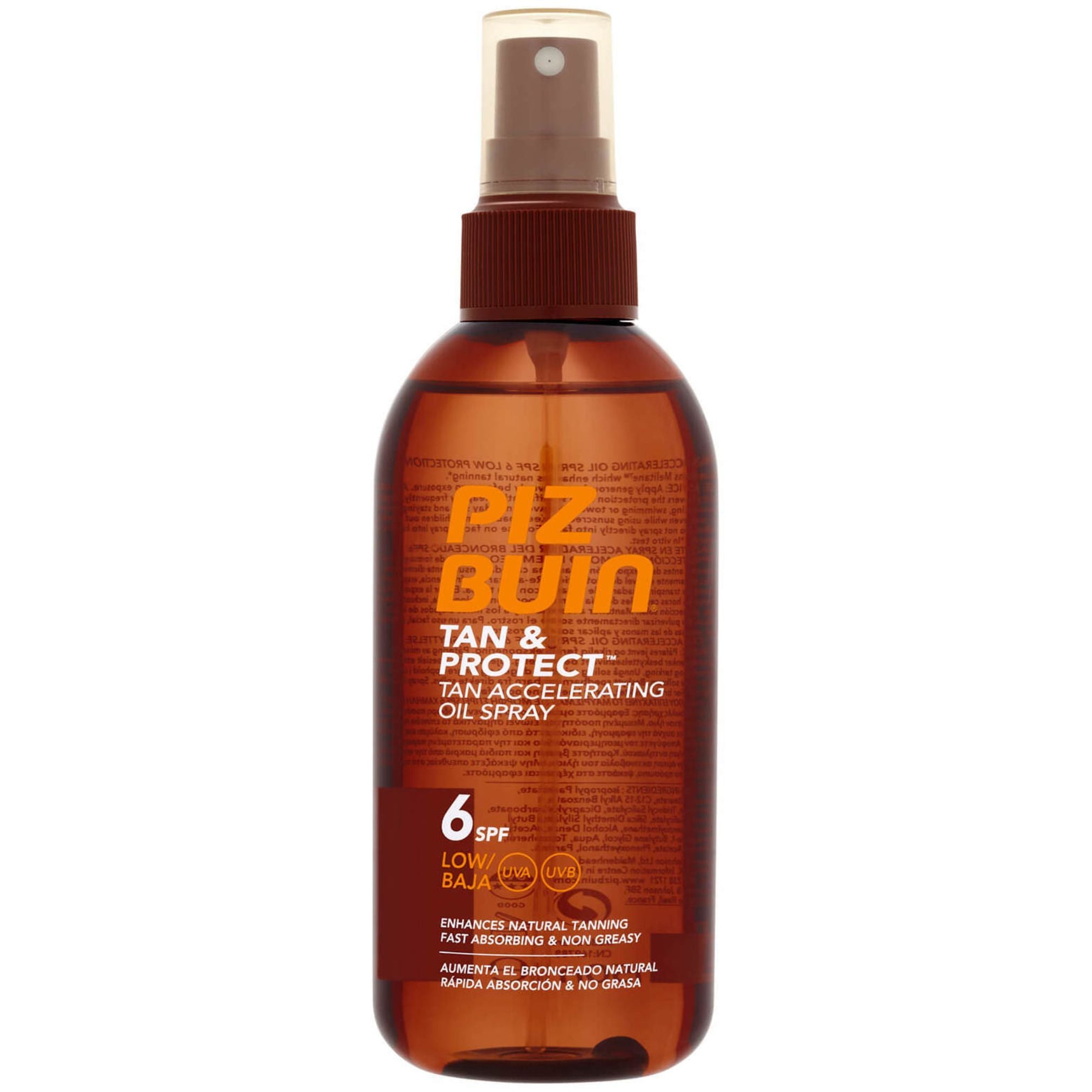 Piz Buin Tan & Protect Óleo Spray SPF6 150ml