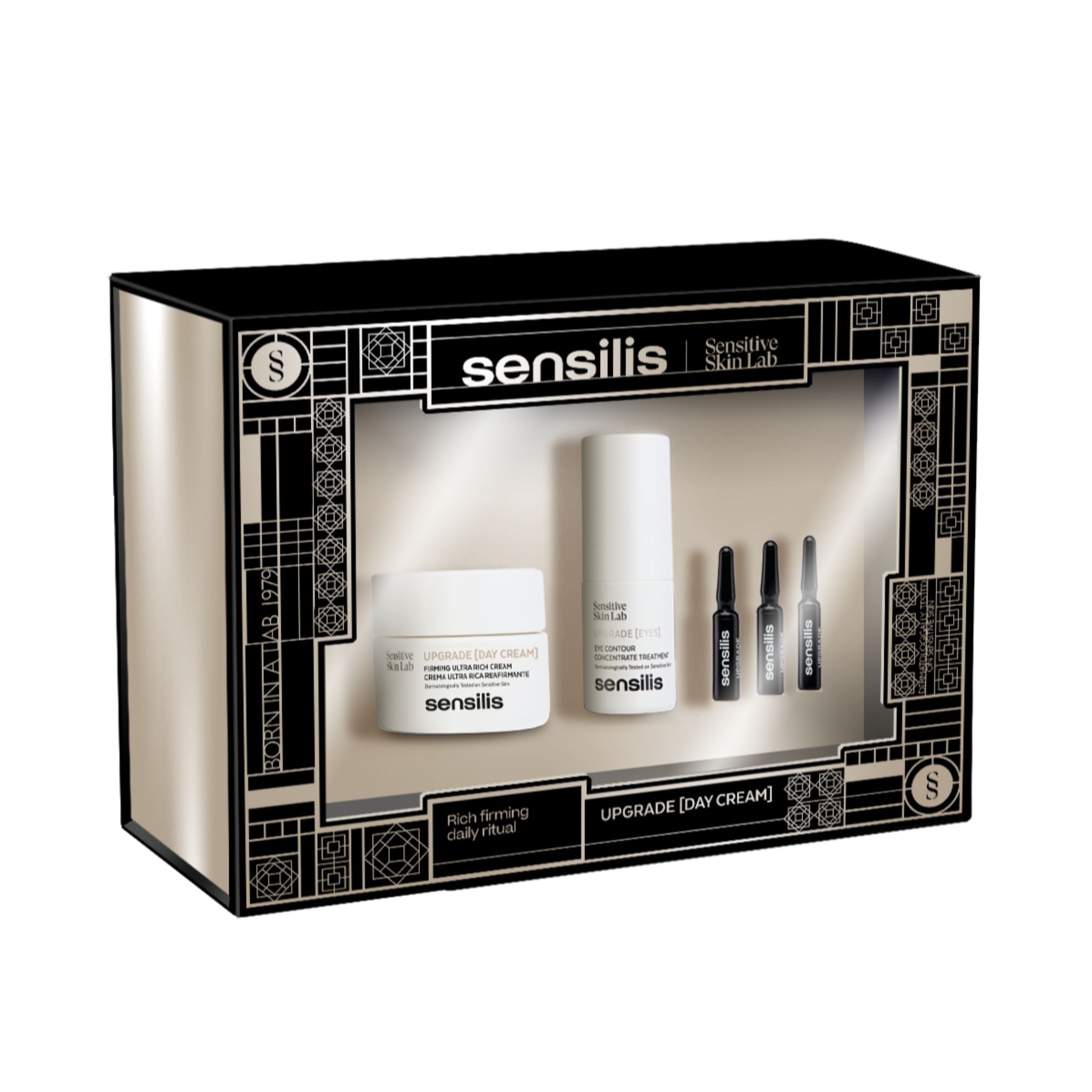 Sensilis Promo Pack: Sensilis Upgrade [Day Cream] 50ml + Sensilis Upgrade [Eyes] 15ml + Sensilis Upgrade [Ampoules] 3x1,5ml