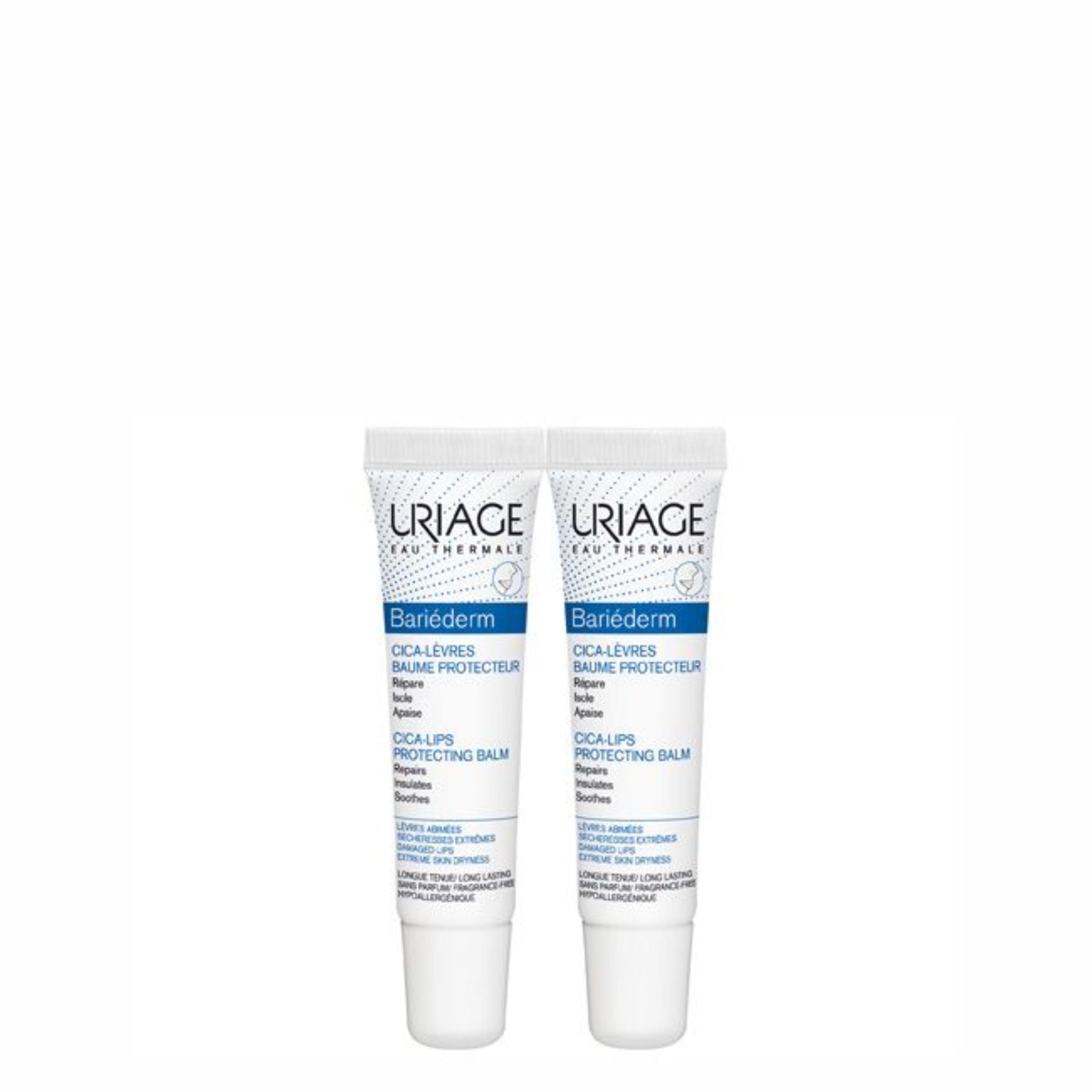 Uriage Promo Pack: Uriage Bariéderm Cica-Lips Repairing Balm 2x15ml