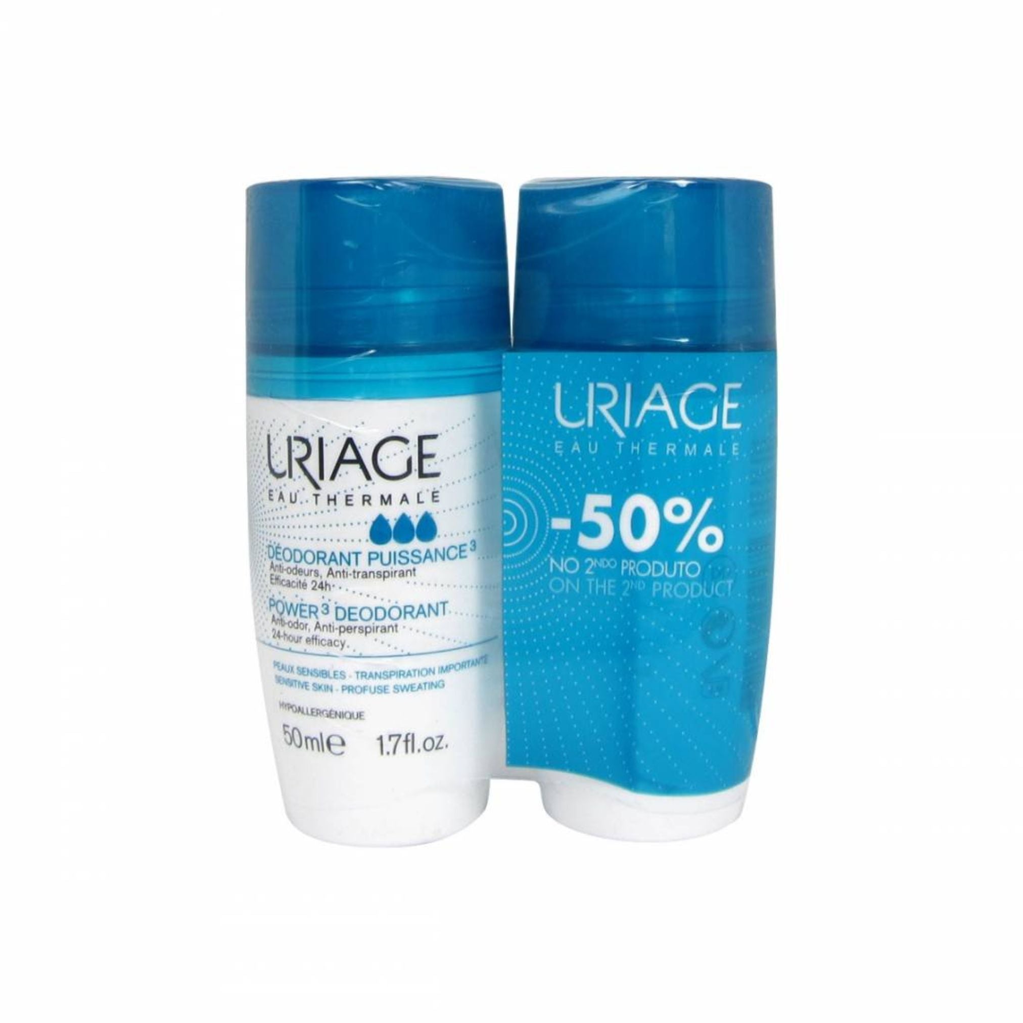 Uriage Pack Promocional: Uriage Desodorizante Forte 2x50ml
