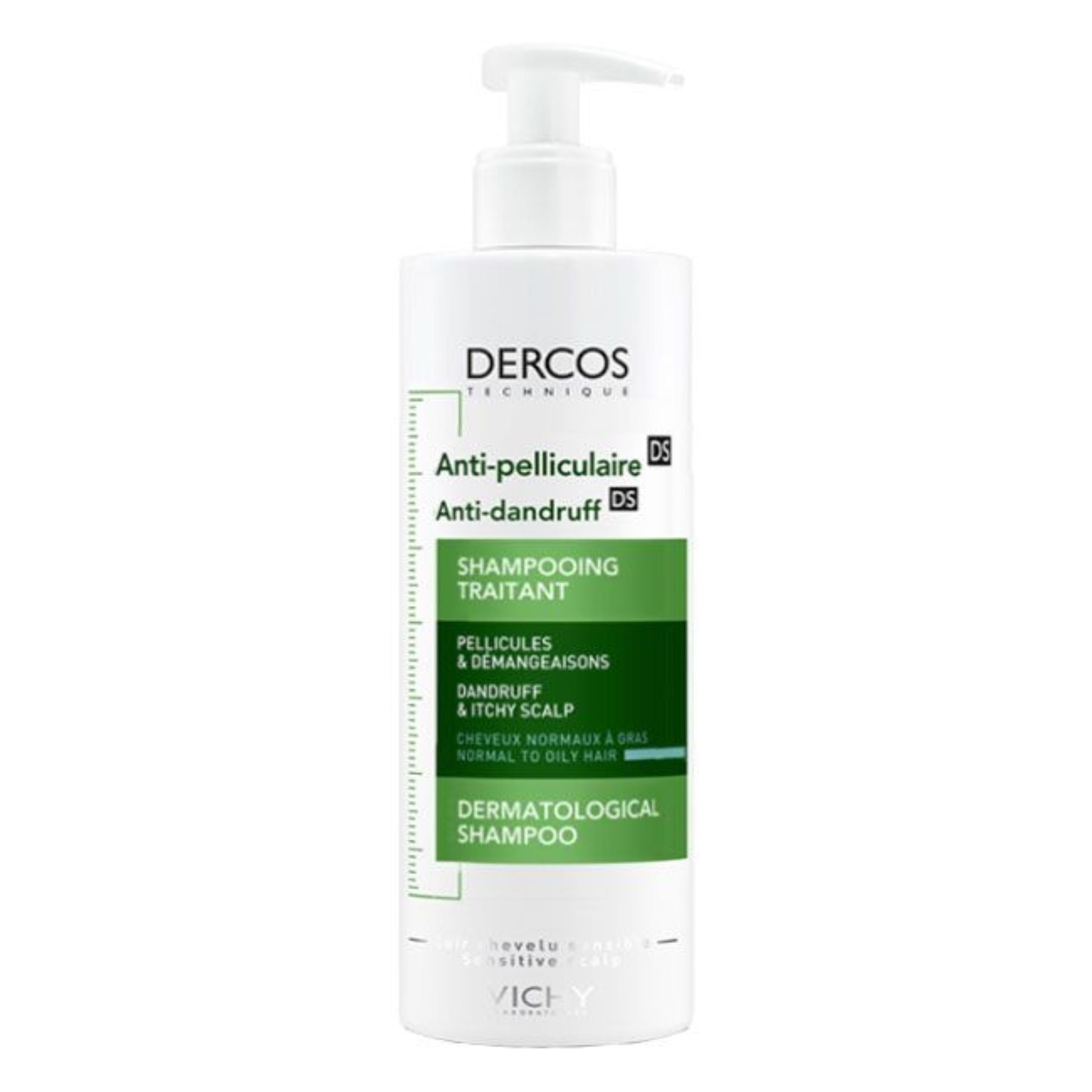 Vichy Dercos Technique Anti-Dandruff Shampoo for Dry Hair 390ml