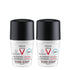 Vichy Homme Promo Pack: Vichy Homme Deodorant Antiperspirant Anti-Stains 48h 2x50ml