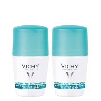 Vichy Promo Pack: Vichy Deodorant Anti-Perspirant Anti-White Marks 48h 2x50ml
