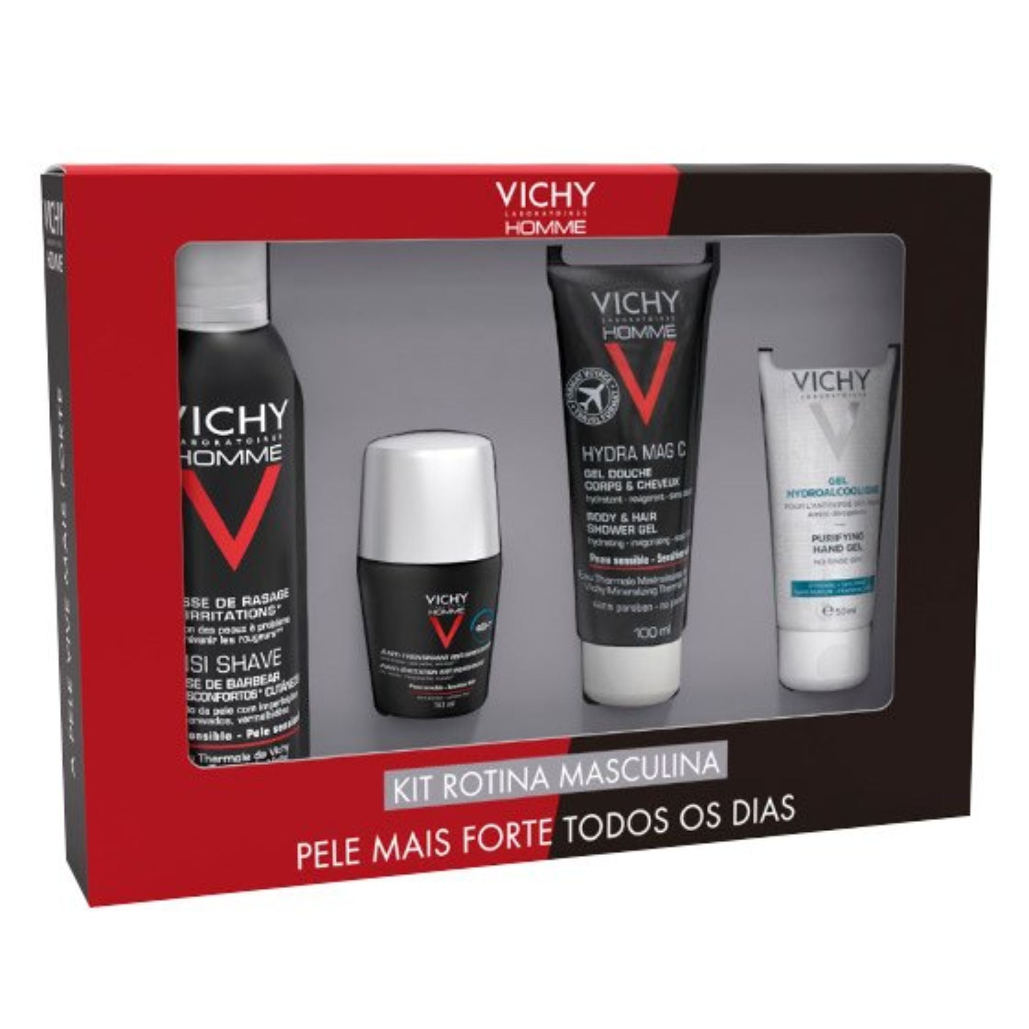 Vichy Pack Promocional: Vichy Homme Kit Rotina Diária