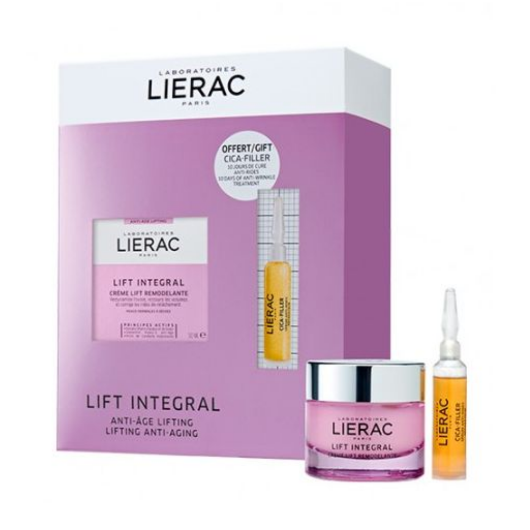 Lierac Promo Pack: Lierac Lift Integral Cream 50ml + Lierac Cica-Filler Serum 10ml