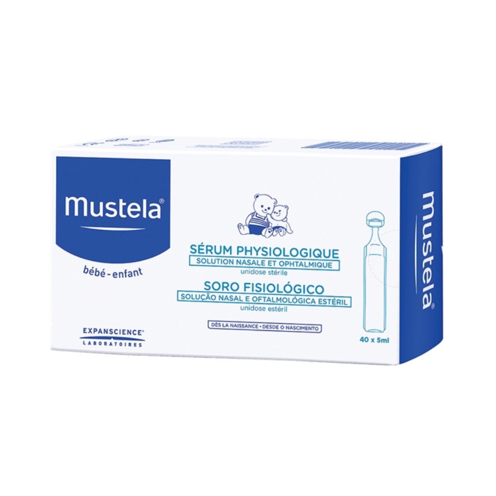 Mustela Baby Physiological Saline Solution 40x5ml