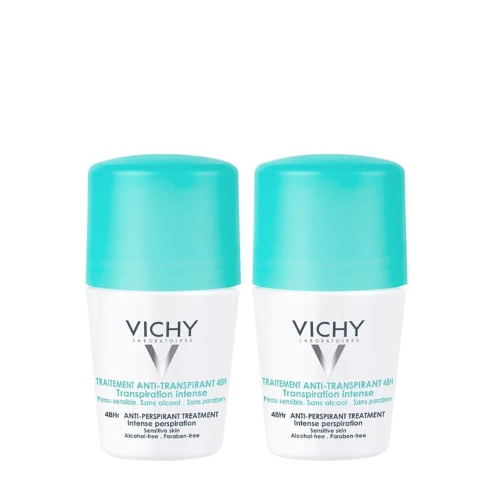 Vichy Duo Desodorizante Antitranspirante 48h Transpiração Intensa 2x50 ml Com Desconto de 4,5€