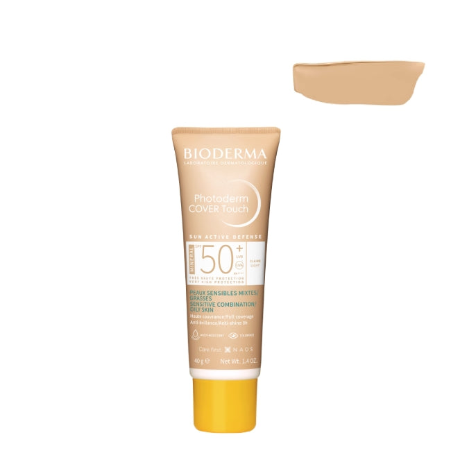 Bioderma Photoderm Cover Touch Mineral SPF50+ Claro 40gr