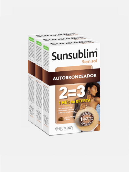 Nutreov Sunsublim Integral Tanning 3x28 Capsules with 3rd Pack Offer