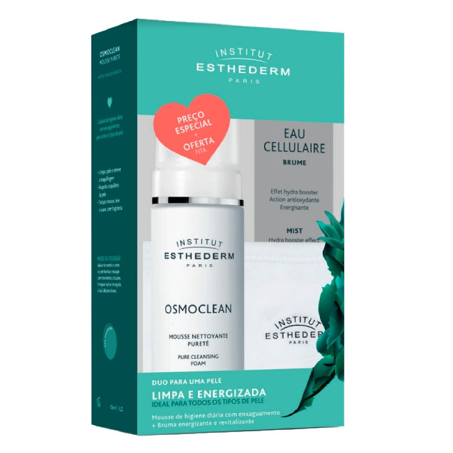 Esthederm Duo Cleansing Mousse 150ml + Energizing Mist 100ml