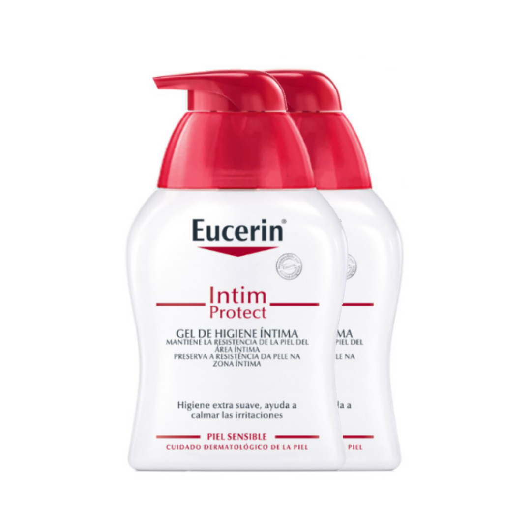 Eucerin Intim Protect Gel higiene íntima pele sensível 2 x 250ml 