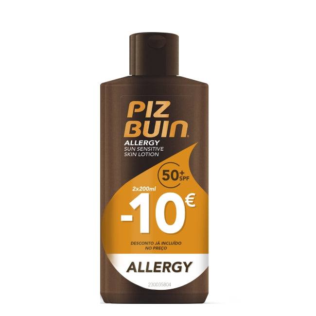 Piz Buin Allergy FPS50+ Duo Sun Sensitive Skin Lotion 2x200ml
