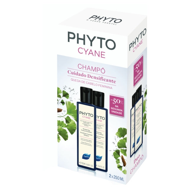 Phyto Phytocyane Duo Champô Fortificante 2x250ml