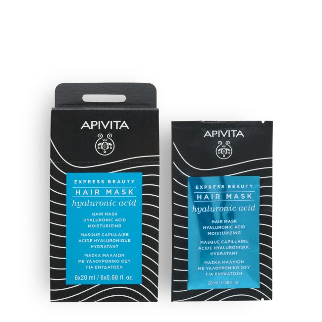Apivita Express Beauty Hair Mask Hyaluronic Acid 20ml