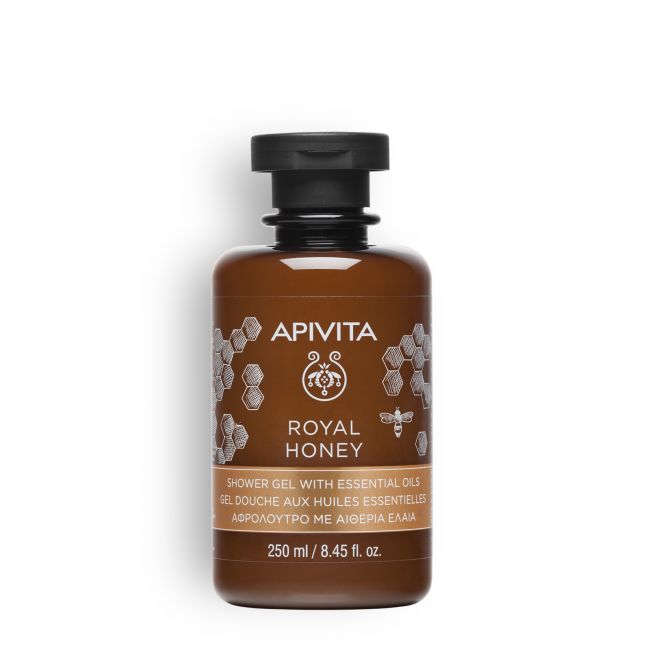 Apivita Royal Honey Shower Gel Essential Oils 250ml