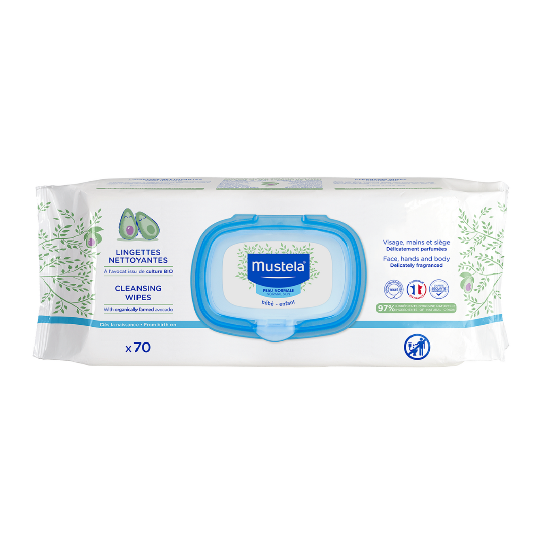 Mustela Baby Changing Wipes with Fragance x70