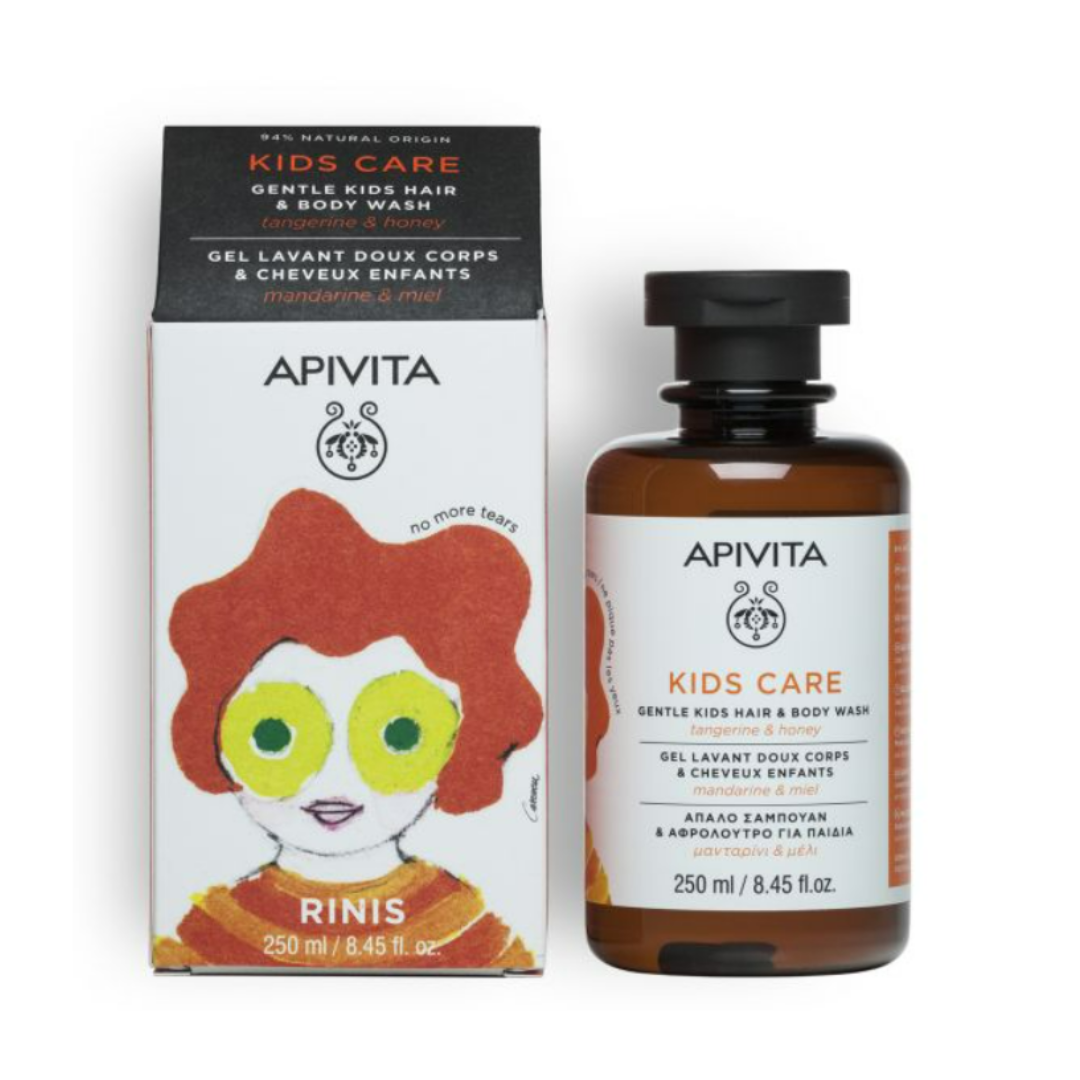 Apivita Kids Care Gel Limpeza para Cabelo e Corpo 250ml
