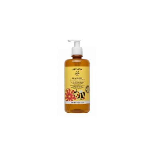 Apivita Mini Bees Gentle Kids Hair and Body Wash Calendula and Honey 500ml
