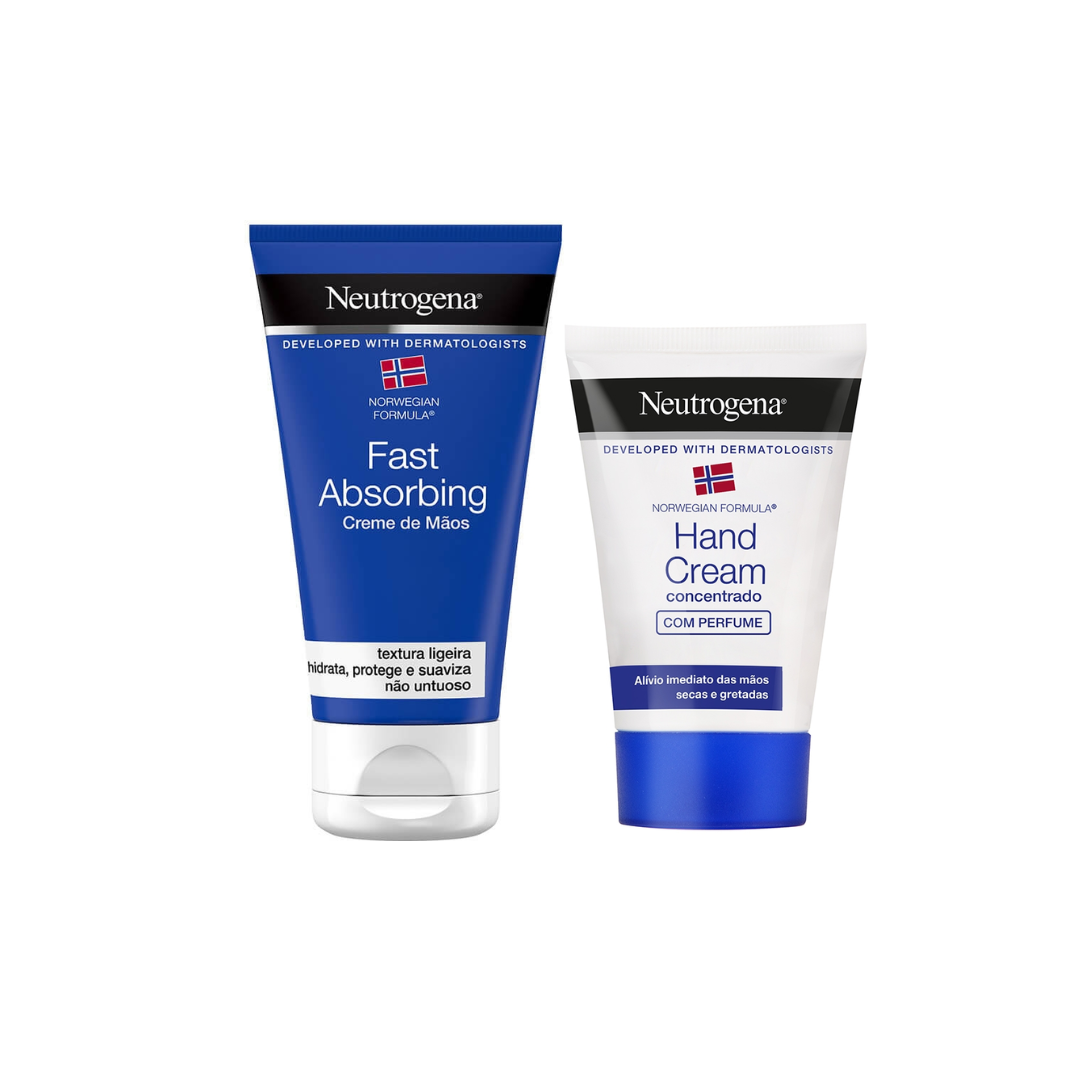 Neutrogena Promo Pack: Neutrogena Concentrated Hand Cream 50ml + Neutrogena Hand Cream Light 75ml