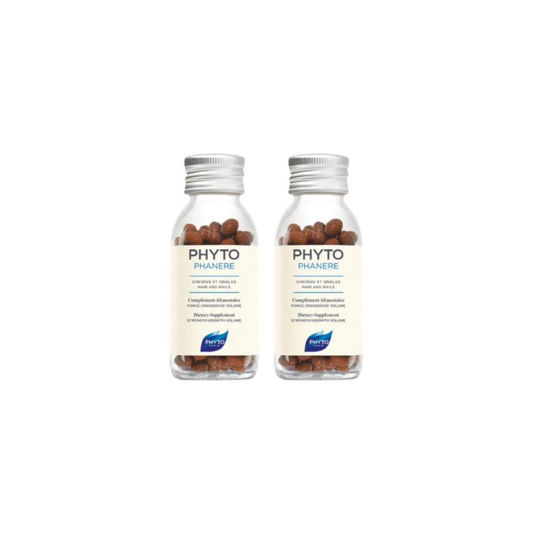 Phyto Pack Promocional: Phytophanere Suplemento Alimentar Fortificante Cabelo e Unhas 2x120 Cápsulas