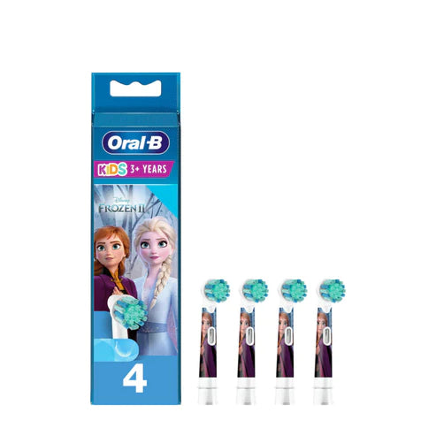 Oral-B Kids 3+ Replacement Heads Electric Toothbrush Frozen x4